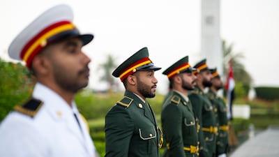 The UAE Armed Forces honour guard
