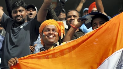 India fans before the game. Chris Whiteoak/The National