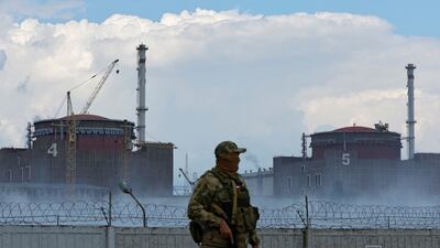 The fighting in the south has called the safety of the Zaporizhzhia nuclear power plant into question. Reuters