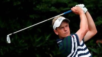 Luke Donald during Round One of the 113th US Open at Merion Golf Club.