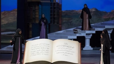 The Mother of the Nation Festival opening ceremony held at Abu Dhabi Exhibition Centre (ADNEC). Mohamed Al Hammadi / Crown Prince Court - Abu Dhabi