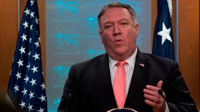 US Secretary of State Mike Pompeo announced the move in Washington on Monday. AFP