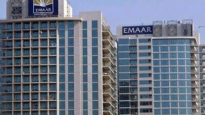 Emaar shares gained 0.7 per cent to Dh3.12. Jeff Topping / The National