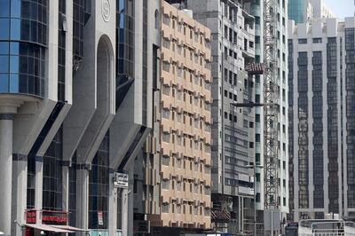 One of the old building in the Tourist Club area in Abu Dhabi. Pawan Singh / The National