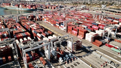 Commercial drivers are now working around the clock in an effort to clear the backlog at the Port of Los Angeles. Photo: Sven Kamm
