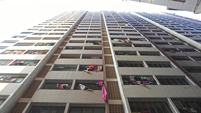 A 10-year lock-in period for slum dwellers means that they are not legally allowed to sell their homes until that time has lapsed. Subhash Sharma for The National