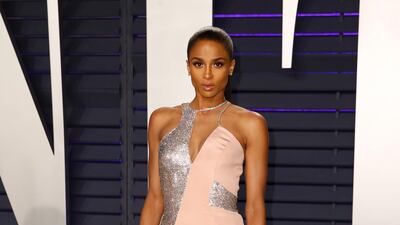 Ciara arrives at the 2019 Vanity Fair Oscar Party. Reuters