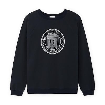 The Goop university sweatshirt is a gift for the man in your life. Courtesy goop.com