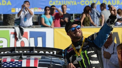 The Californian racer, 47, has signed up with XDubai, an action sports company. Massimo Bettiol / Getty Images