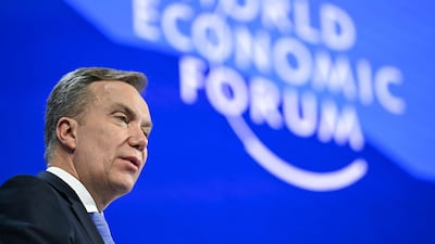 Borge Brende became president of the WEF in 2017. AFP