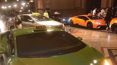 The fleet of super taxis have been capturing the attention of F1 drivers themselves at the Abu Dhabi Grand Prix.