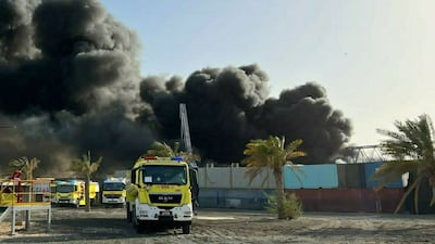 Abu Dhabi residents can report fires and request ambulance services by pressing an SOS button on Abu Dhabi Police's smart app. Photo: Abu Dhabi Police
