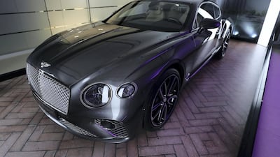 The steely styings of a Continental GT. Chris Whiteoak / The National