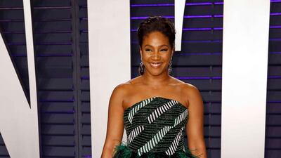 Tiffany Haddish arrives at the 2019 Vanity Fair Oscar Party. Reuters
