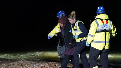 British authorities say more than 27,200 people have crossed the Channel in small boats so far this year, after a record 45,000 did so last year. PA