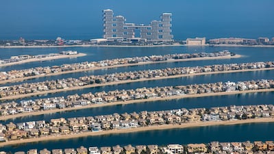 Villas on The Palm in Dubai have recorded their strongest annual growth in capital values, according to ValuStrat. Bloomberg