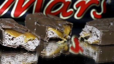 Mars Inc has recalled chocolate bars and other products in 55 countries, including the UAE. Dado Ruvic / Reuters