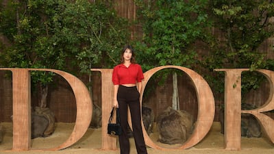 Jeanne Damas attends the Christian Dior Womenswear show as part of Paris Fashion Week on September 24, 2019. Getty Images