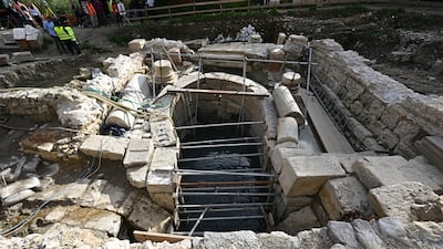 The discovery in the baths of the San Casciano dei Bagni archaeological dig is now considered one of the most significant ever in the Mediterranean. EPA
