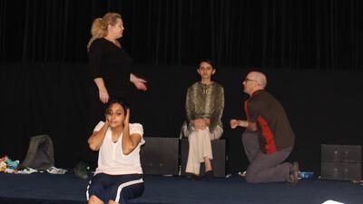 Saleh Karama Al Ameri’s play, Take the Ground, is being performed in English for the first time starting today. Courtesy Beyond the Veil