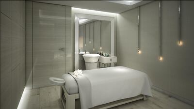 The spa area features a sauna, a gym and a Moroccan hammam