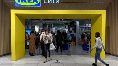 Ikea Russia said on its website that it was suspending sales in stores and online immediately, and that only orders placed and paid for before March 3 will be fulfilled. Reuters