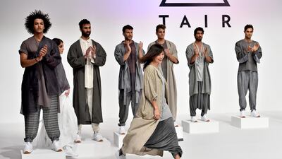 Aliya Tair at Fashion Forward 2017. Photo: Getty