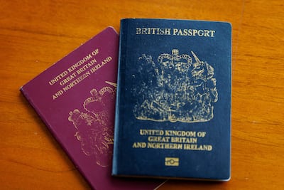 Some airlines will accept a lapsed UK passport as proof of nationality. EPA