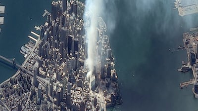 The collapse of the twin towers led to toxic dust, asbestos and glass fibres in the air, while underground fires smouldered at Ground Zero until December 2001. Reuters