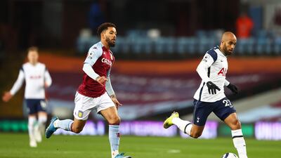 Left midfield: Lucas Moura (Tottenham) – Made the crucial contribution to Carlos Vinicius’ first Premier League goal and Tottenham’s opener at Aston Villa as they ended a bad week with a win. Getty Images