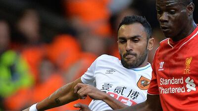 Right-back: Ahmed Elmohamady, Hull City. Cleared off his line and showed his speed and stamina as Hull kept a clean sheet against Liverpool at Anfield. (Photo: Peter Powell / EPA)