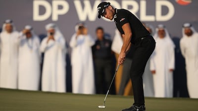 Danny Willett won the 2018 DP World Tour Championship at Jumeirah Golf Estates, banking a winner's cheque of $1.3 million. Courtesy DP World