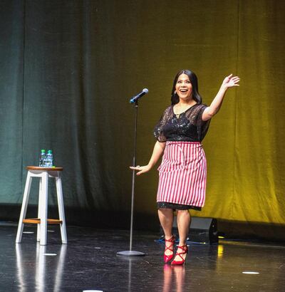Imah Dumagay says major event producers in the UAE need to lend a hand for the stand-up comedy scene to really thrive. Courtesy Imah Dumagay