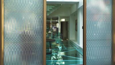 The front entrance door. Courtesy Wetherell