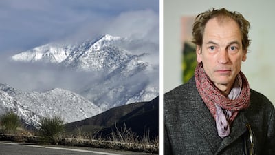 Julian Sands died while climbing Mount Baldy in LA County. Getty Images