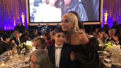 Zain with Lady Gaga. Photo / Nadine Labaki / Instagram