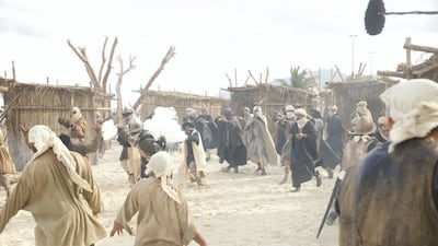 'Khorfakkan' features battle scenes by local tribes against colonising Portuguese troops.