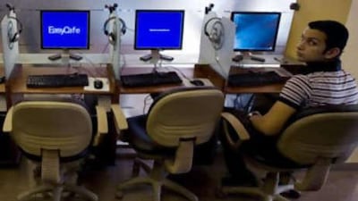 Internet cafes are common in Damascus, but censorship has increased sharply as use booms.