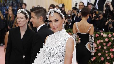 Actress Gal Gadot arrives at the 2019 Met Gala in New York on May 6. AFP
