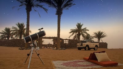 A unique star-gazing experience in the sands. Photo: Platinum Heritage