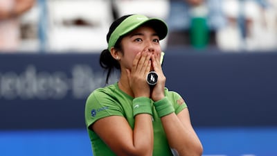 Alexandra Eala of the Philippines is having a breakthrough year on the WTA Tour. EPA