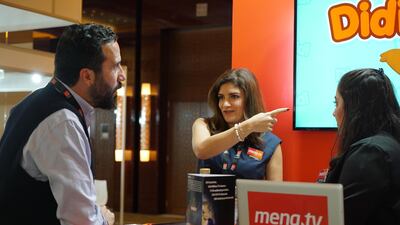 The MENA TV Pavilion at this year's MIPCOM in Cannes