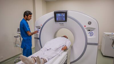 The hospital has modern equipment and was built on the directives of the UAE President, Sheikh Mohamed bin Zayed, at a cost of $27.30 million.