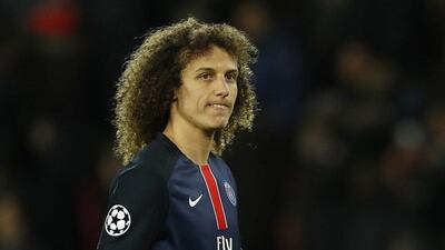 PSG’s David Luiz looks dejected. Action Images via Reuters / John Sibley