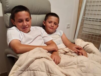 Brothers Gal and Tal Goldshtein Almog are among 240 hostages believed to be held in Gaza by Hamas militants. Photo: Goldshtein-Almog family