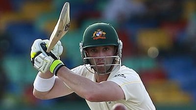 Phil Hughes in action for Australia. Dinuka Liyanawatte / Reuters