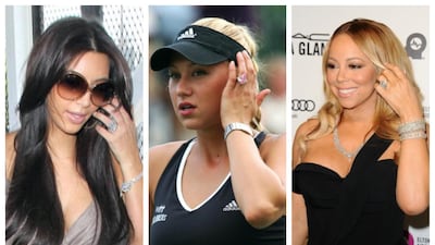 Kim Kardashian, Anna Kournikova and Mariah Carey have all been the recipients of very expensive engagement rings.