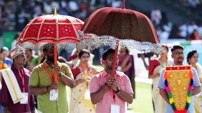 It is part of his two-day UAE tour during which he will also speak at the World Governments Summit in Dubai on Wednesday, before inaugurating Abu Dhabi's landmark Hindu temple later that day