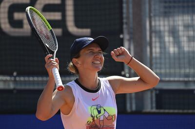 Simona Halep skipped the US Open but won the Prague title last month. Getty Images
