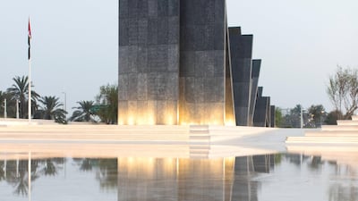 UAE's fallen heroes are honoured at Wahat Al Karama in Abu Dhabi. Christopher Pike / The National
